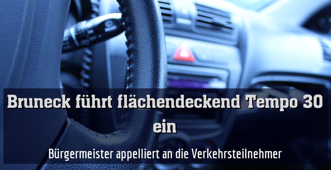 Bürgermeister appelliert an die Verkehrsteilnehmer