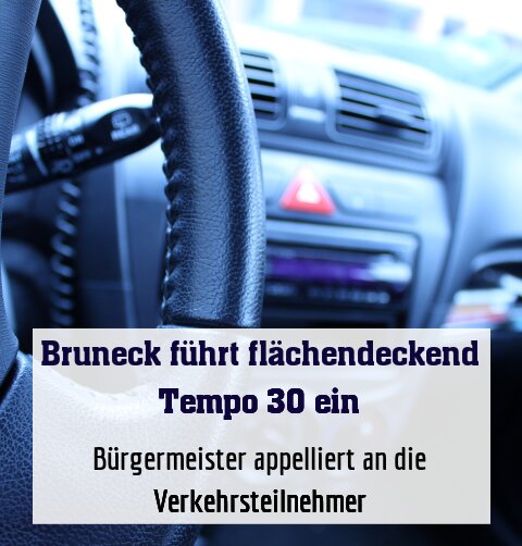 Bürgermeister appelliert an die Verkehrsteilnehmer