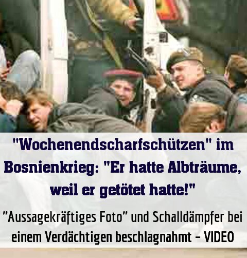 "Aussagekräftiges Foto" und Schalldämpfer bei einem Verdächtigen beschlagnahmt – VIDEO