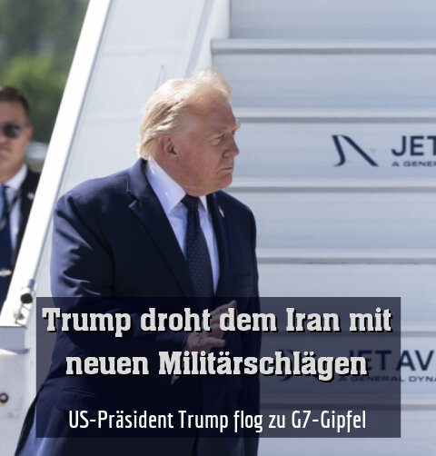 US-Präsident Trump flog zu G7-Gipfel