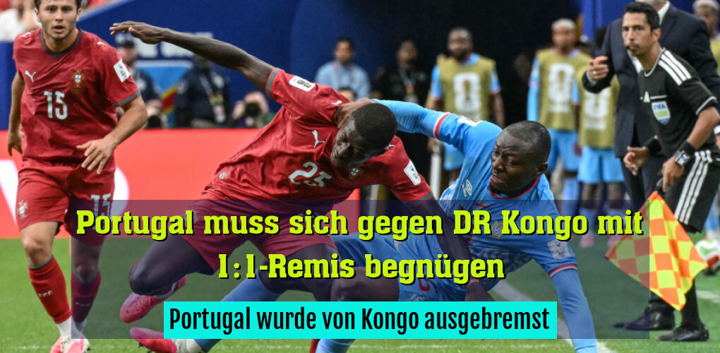 Portugal wurde von Kongo ausgebremst