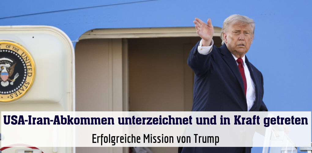 Erfolgreiche Mission von Trump