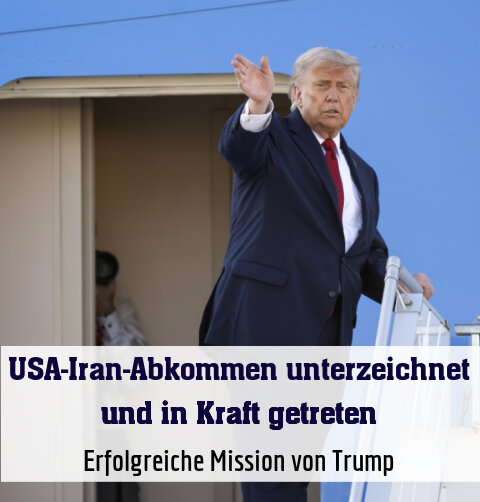 Erfolgreiche Mission von Trump