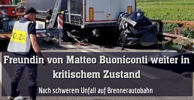 Nach schwerem Unfall auf Brennerautobahn 