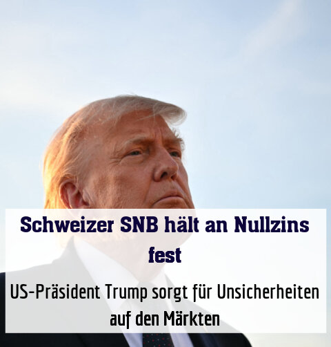 US-Präsident Trump sorgt für Unsicherheiten auf den Märkten