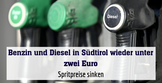Spritpreise sinken