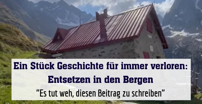"Es tut weh, diesen Beitrag zu schreiben"
