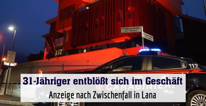 Anzeige nach Zwischenfall in Lana