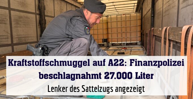 Lenker des Sattelzugs angezeigt