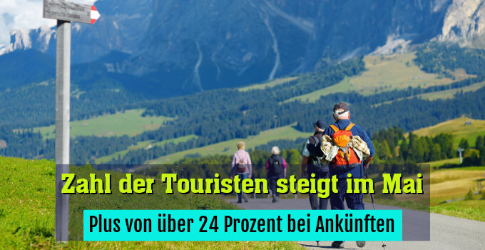 Plus von über 24 Prozent bei Ankünften
