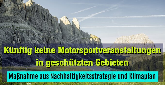 Maßnahme aus Nachhaltigkeitsstrategie und Klimaplan