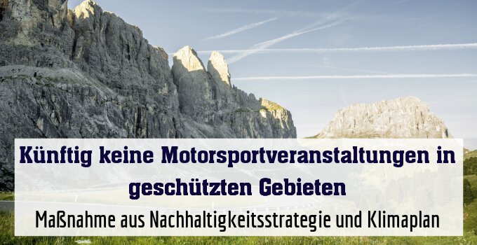 Maßnahme aus Nachhaltigkeitsstrategie und Klimaplan