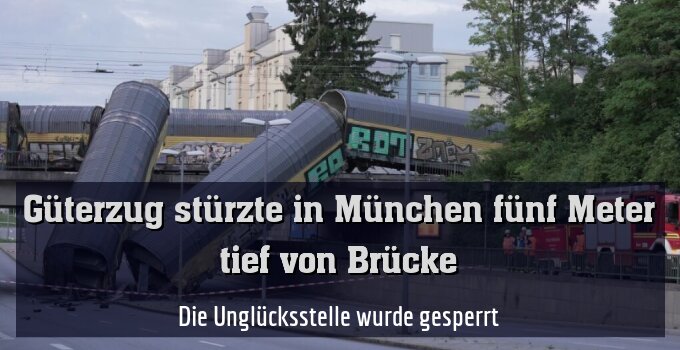 Die Unglücksstelle wurde gesperrt