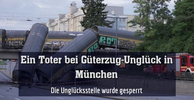 Die Unglücksstelle wurde gesperrt