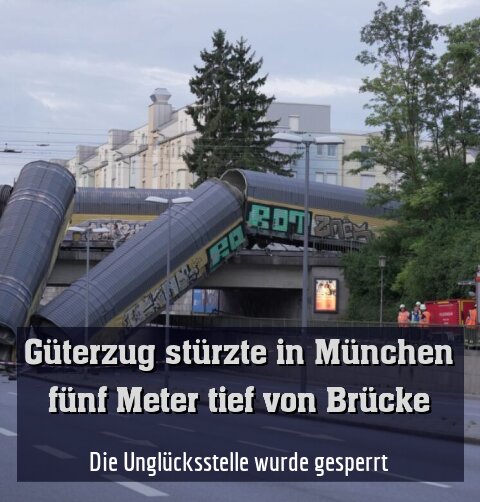 Die Unglücksstelle wurde gesperrt