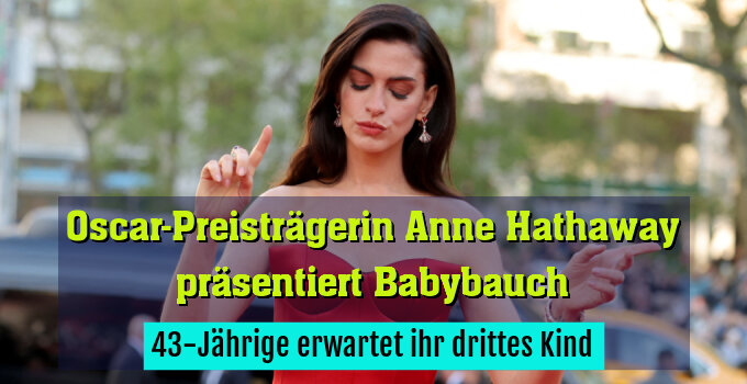 43-Jährige erwartet ihr drittes Kind