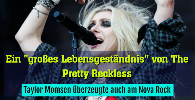 Taylor Momsen überzeugte auch am Nova Rock
