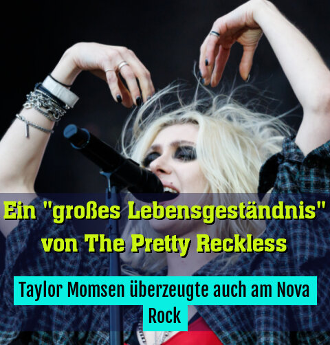 Taylor Momsen überzeugte auch am Nova Rock