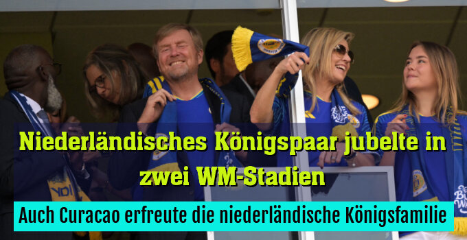 Auch Curacao erfreute die niederländische Königsfamilie