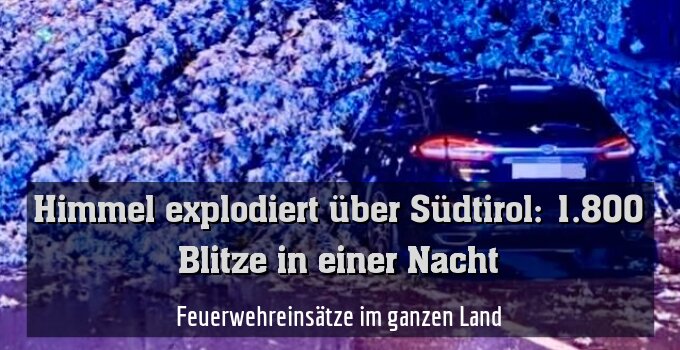 Feuerwehreinsätze im ganzen Land