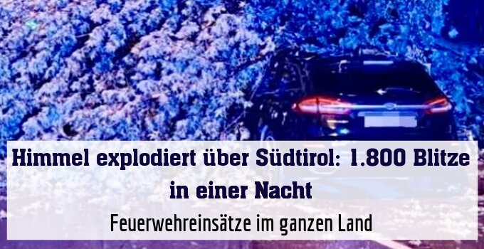 Feuerwehreinsätze im ganzen Land
