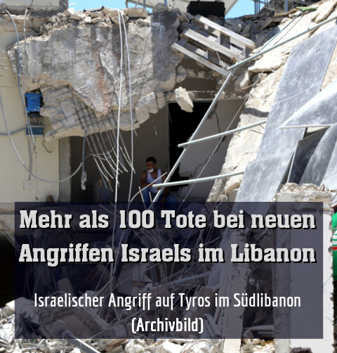 Israelischer Angriff auf Tyros im Südlibanon (Archivbild)