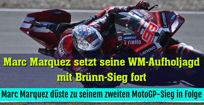 Marc Marquez düste zu seinem zweiten MotoGP-Sieg in Folge