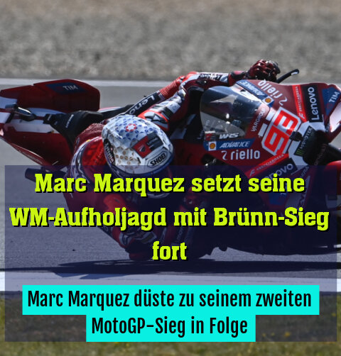 Marc Marquez düste zu seinem zweiten MotoGP-Sieg in Folge