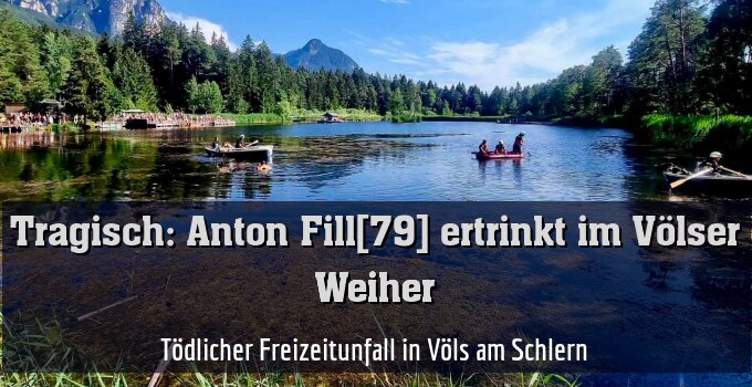 Tödlicher Freizeitunfall in Völs am Schlern