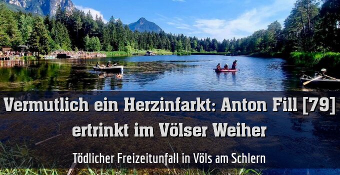 Tödlicher Freizeitunfall in Völs am Schlern