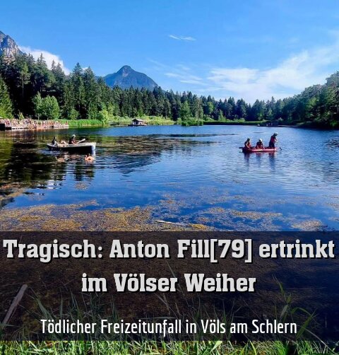 Tödlicher Freizeitunfall in Völs am Schlern