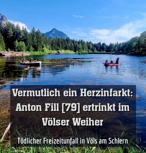 Tödlicher Freizeitunfall in Völs am Schlern