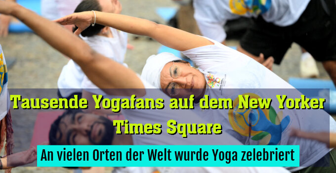 An vielen Orten der Welt wurde Yoga zelebriert (Themenbild)
