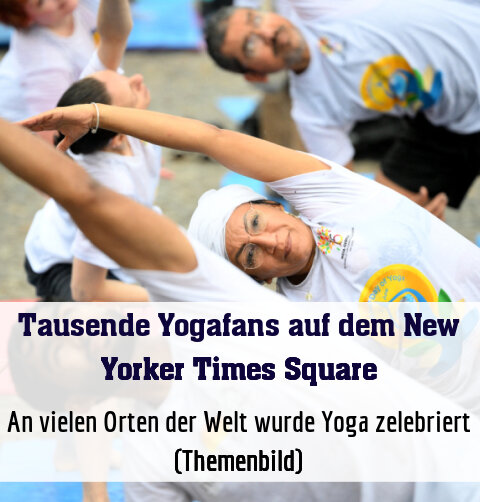 An vielen Orten der Welt wurde Yoga zelebriert (Themenbild)