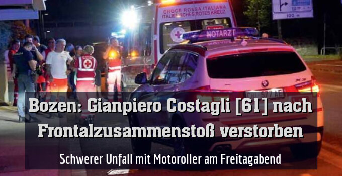 Schwerer Unfall mit Motoroller am Freitagabend