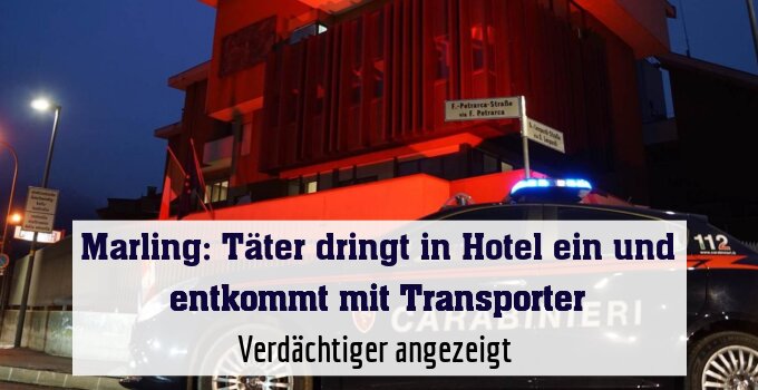 Verdächtiger angezeigt 