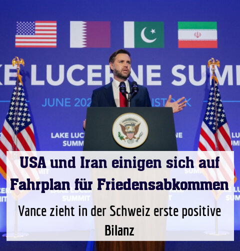 Vance zieht in der Schweiz erste positive Bilanz