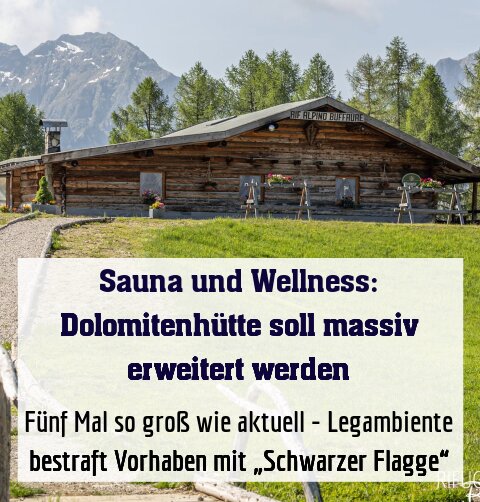 Fünf Mal so groß wie aktuell - Legambiente bestraft Vorhaben mit „Schwarzer Flagge“
