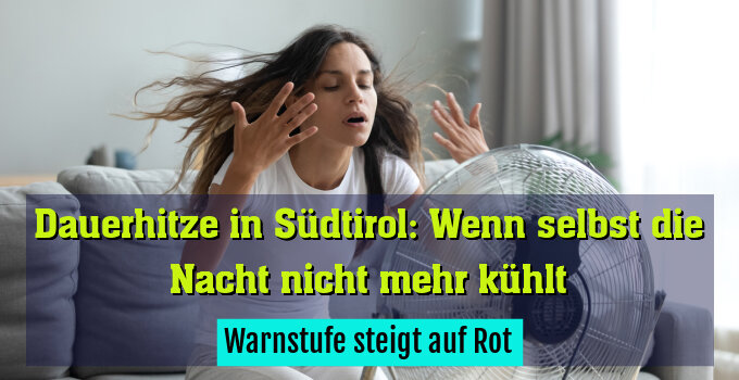 Warnstufe steigt auf Rot