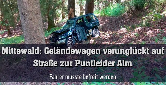 Fahrer musste befreit werden