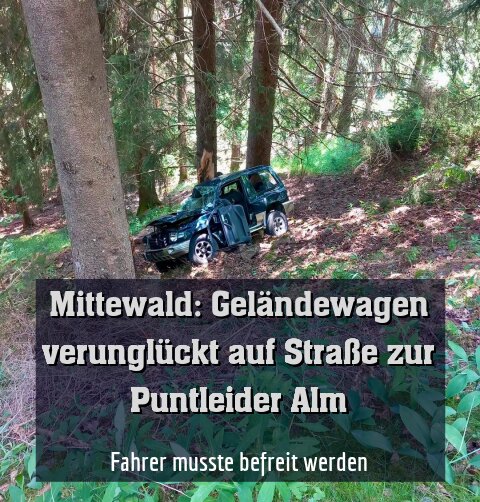 Fahrer musste befreit werden