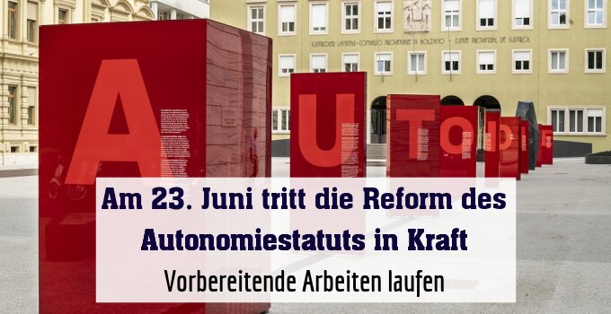 Vorbereitende Arbeiten laufen