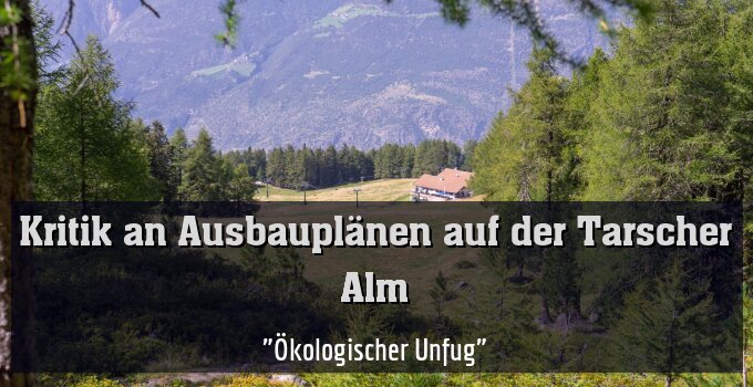 "Ökologischer Unfug"