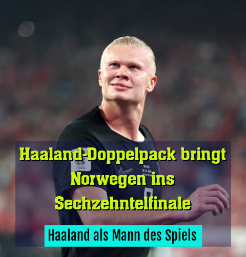 Haaland als Mann des Spiels