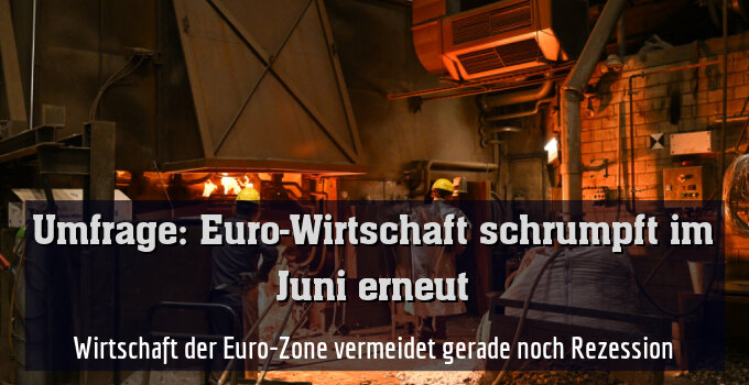 Wirtschaft der Euro-Zone vermeidet gerade noch Rezession
