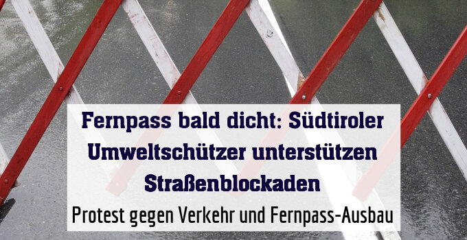 Protest gegen Verkehr und Fernpass-Ausbau