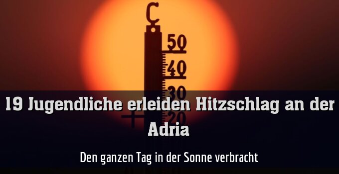 Den ganzen Tag in der Sonne verbracht