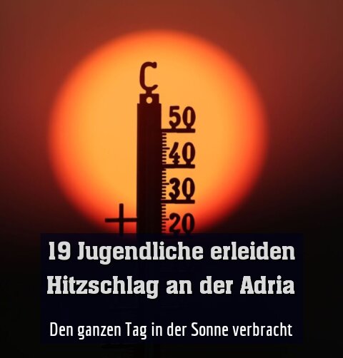Den ganzen Tag in der Sonne verbracht