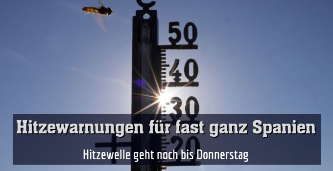 Hitzewelle geht noch bis Donnerstag