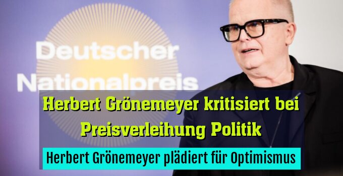 Herbert Grönemeyer plädiert für Optimismus